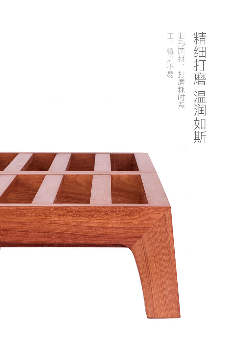 新中式风格天地梳背床的家具详细介绍