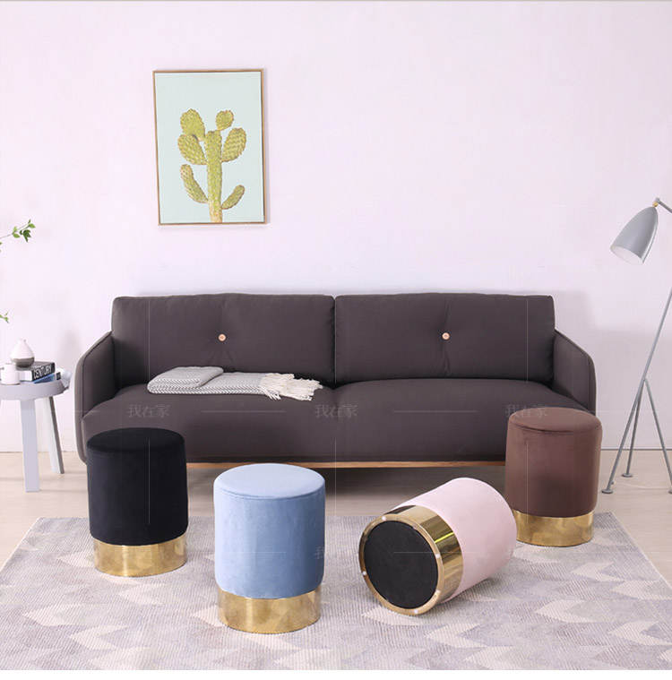 色彩北欧风格Azucena休闲凳的家具详细介绍