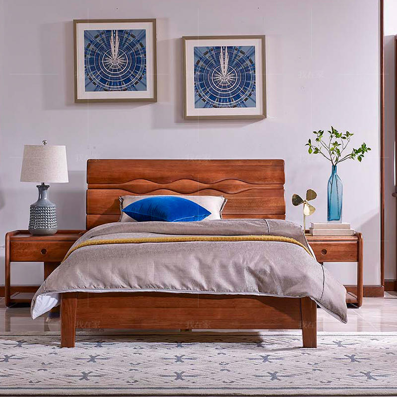 现代实木风格若具儿童床