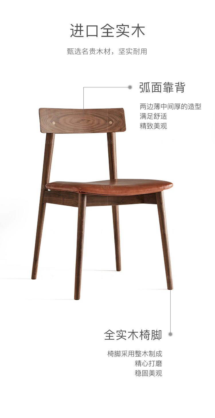 原木北欧风格空白餐椅（现货特惠）的家具详细介绍