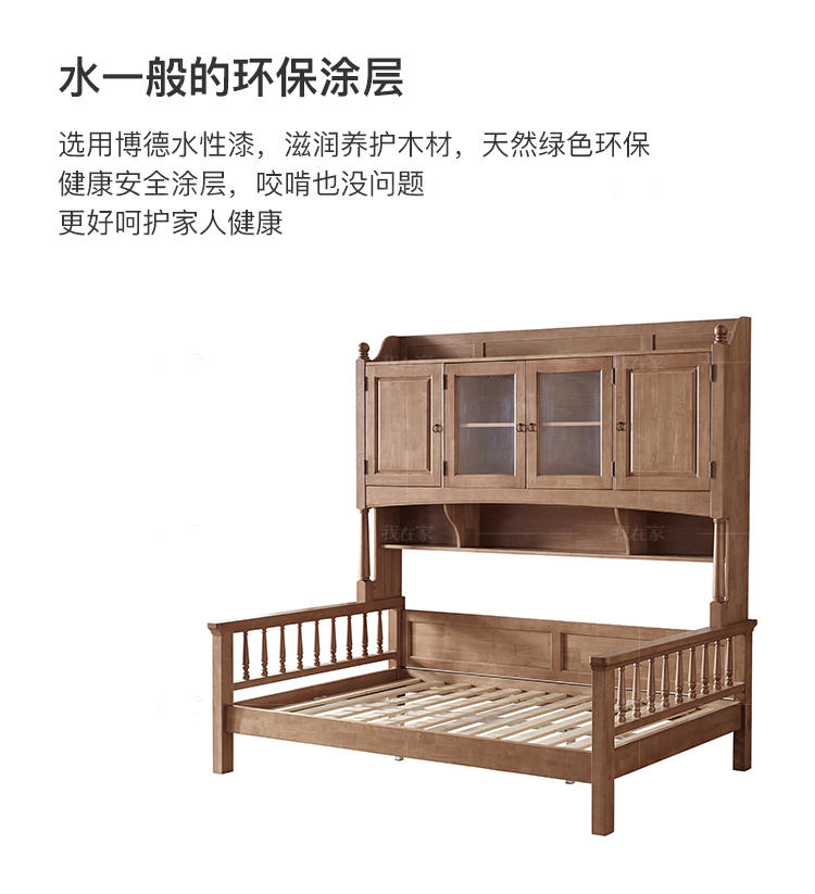 英式儿童风格英伦-比其尔组合床的家具详细介绍