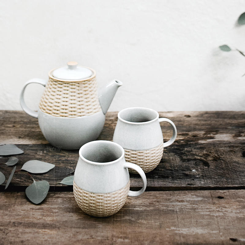 好巢系列日式创意陶瓷茶具三件套