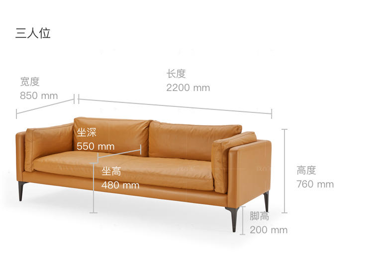 原木北欧风格空白沙发（样品特惠）的家具详细介绍