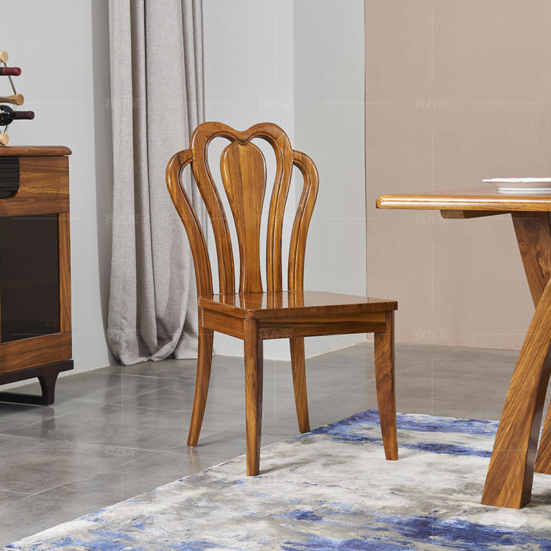 现代实木风格敦煌餐椅