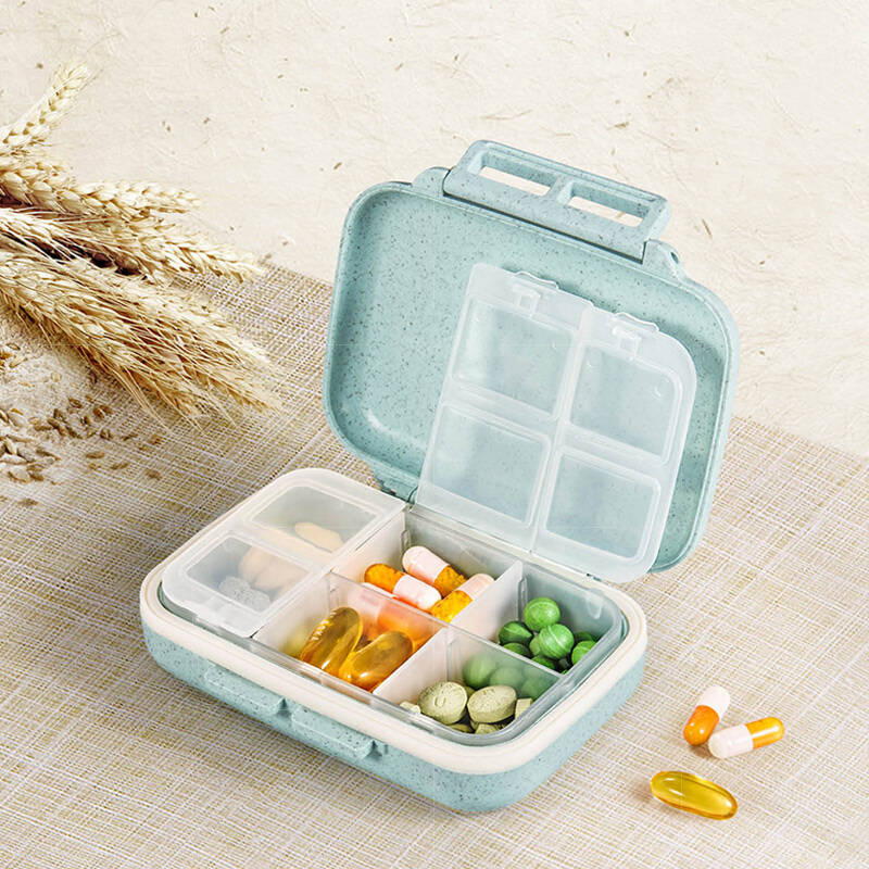 班哲尼系列班哲尼小麦秸秆便携药盒