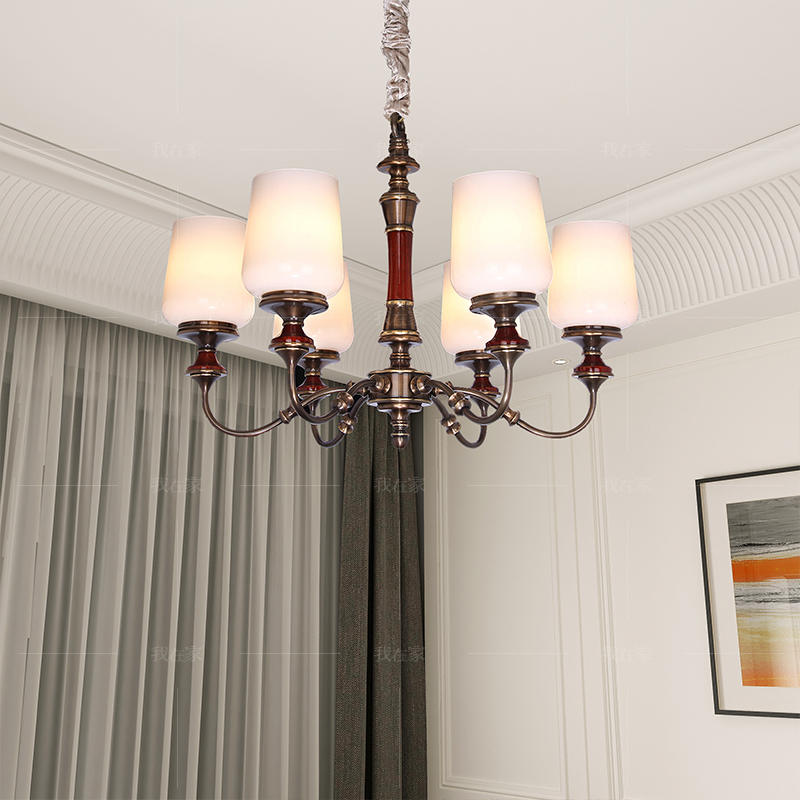 佛罗伦萨系列美式优雅客厅吊灯
