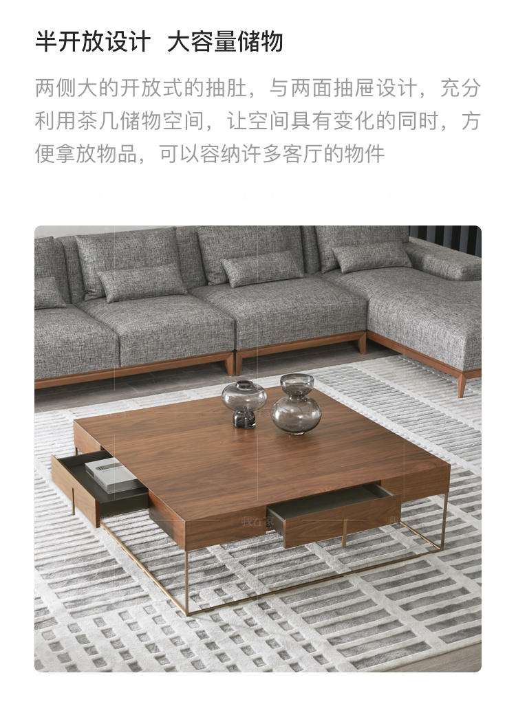 意式极简风格可可茶几（样品特惠）的家具详细介绍
