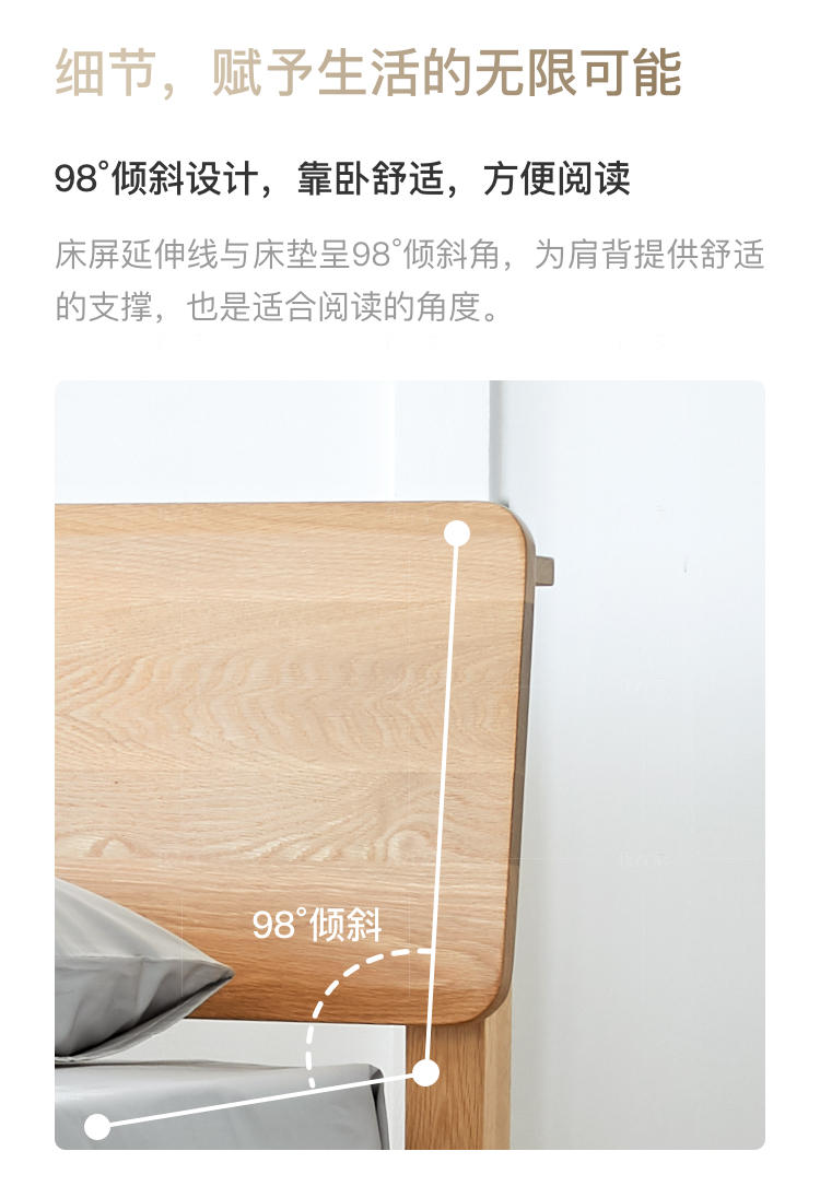 原木北欧风格北海道双人床的家具详细介绍