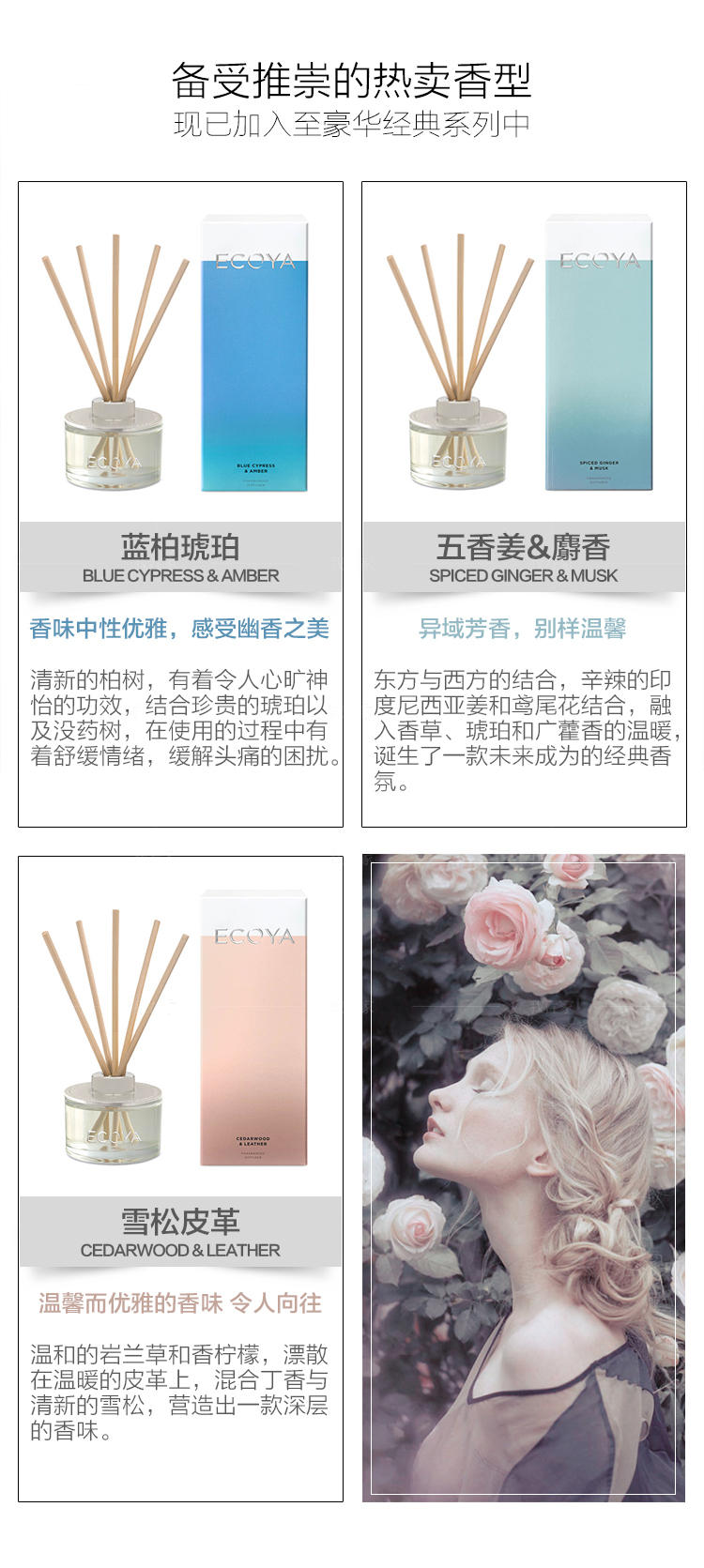 ECOYA香氛系列经典系列室内熏香瓶香薰的详细介绍