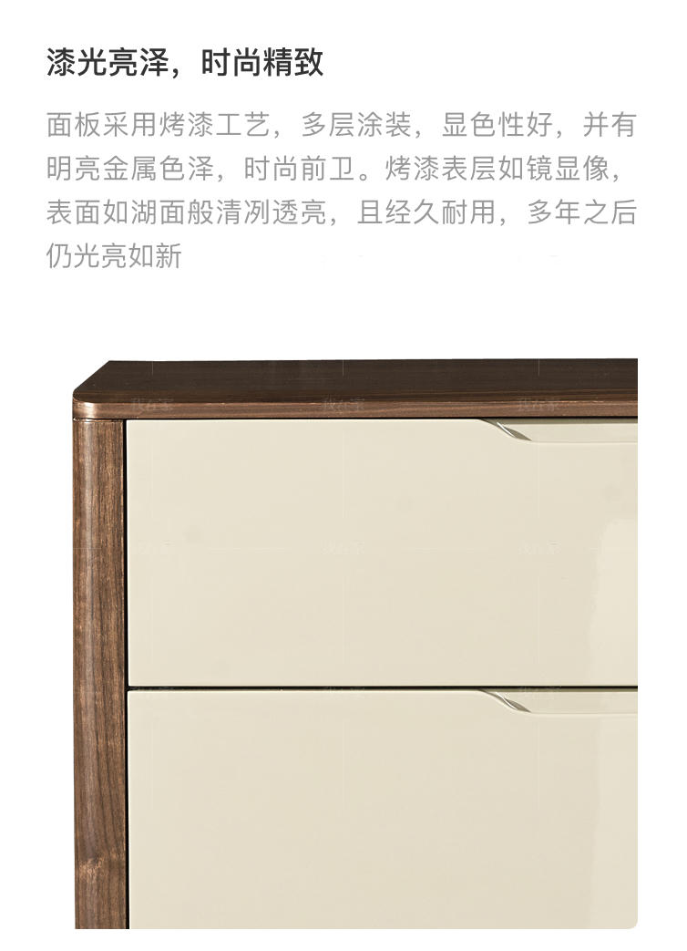 意式极简风格艾洛五斗柜的家具详细介绍