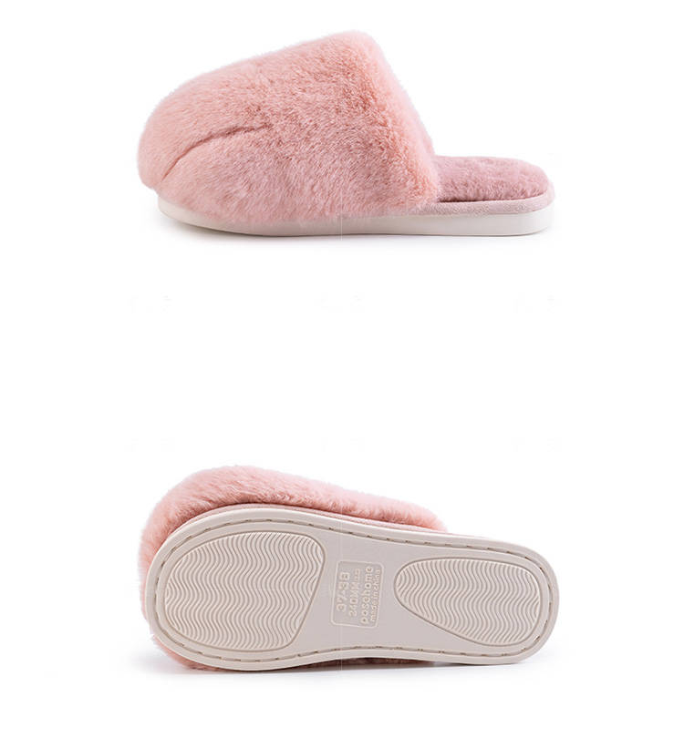 朴西系列毛绒猫爪保暖棉拖鞋的详细介绍