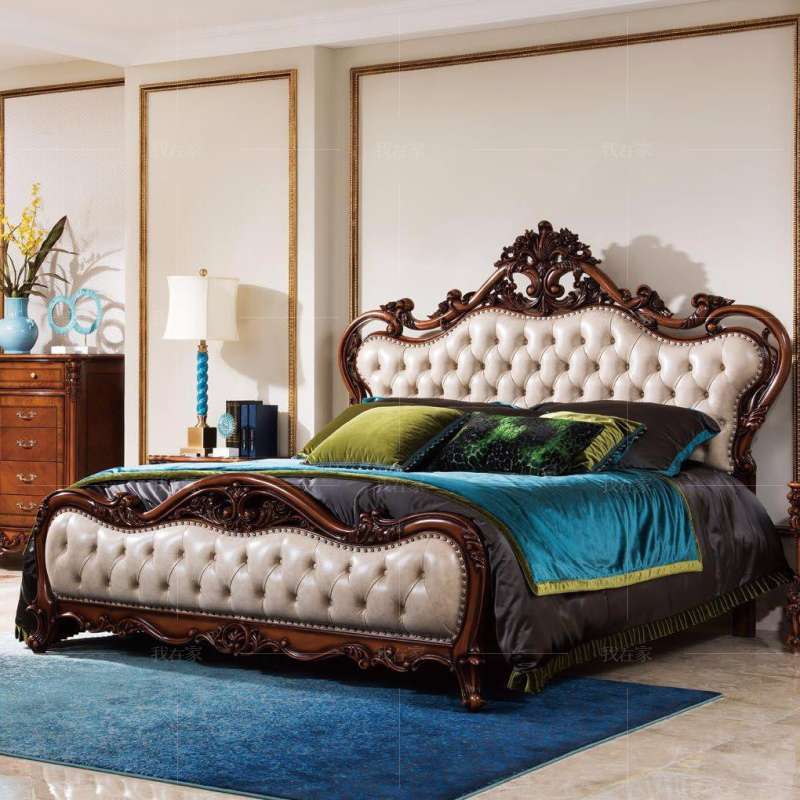 古典欧式风格圣乔治双人床