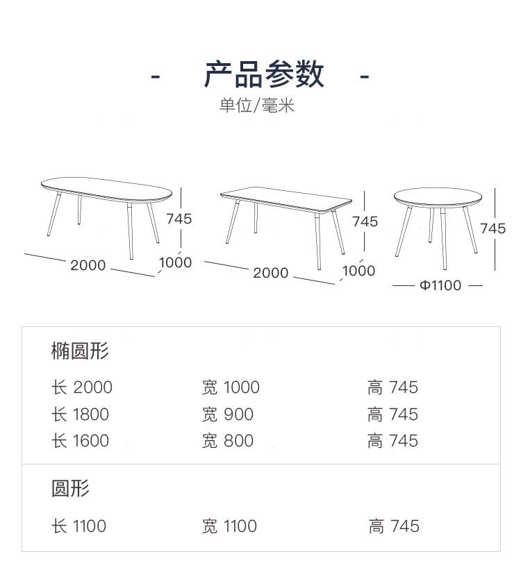 办公风格足形餐桌（样品特惠）的家具详细介绍