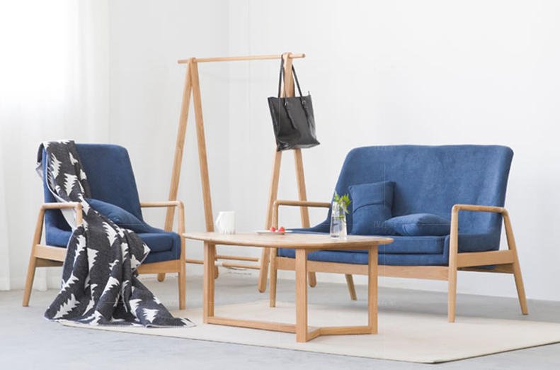 原木北欧风格水滴沙发的家具详细介绍