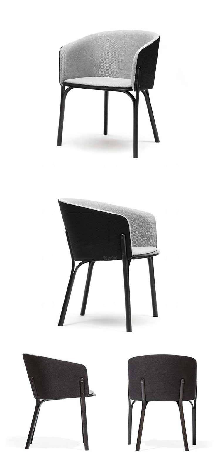 色彩北欧风格分叉椅的家具详细介绍