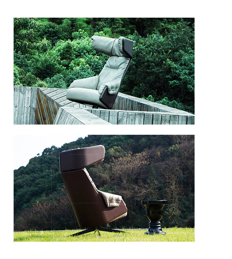 色彩北欧风格贝壳休闲椅的家具详细介绍