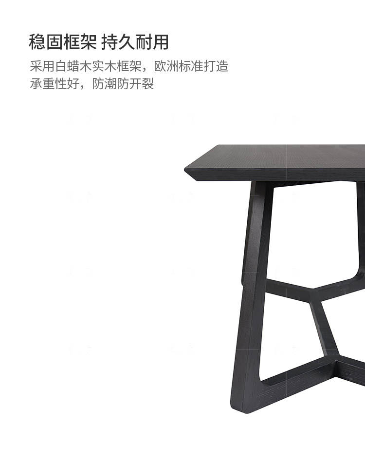 意式极简风格方凌餐桌的家具详细介绍