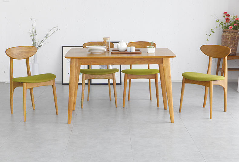 原木北欧风格夕树餐桌的家具详细介绍
