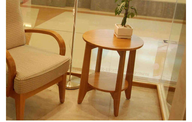现代北欧风格极简设计双层圆形小茶桌的家具详细介绍