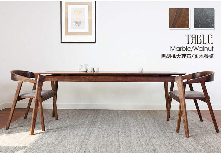 现代北欧风格餐桌-HZ301/302/303的家具详细介绍