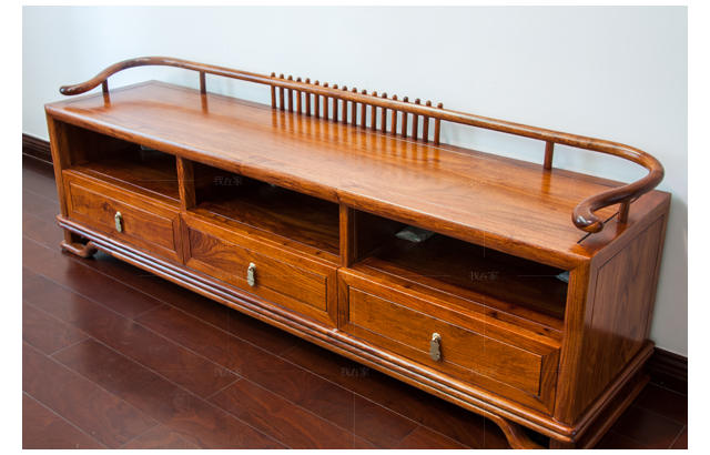 新古典中式风格云霓裳实木电视柜的家具详细介绍