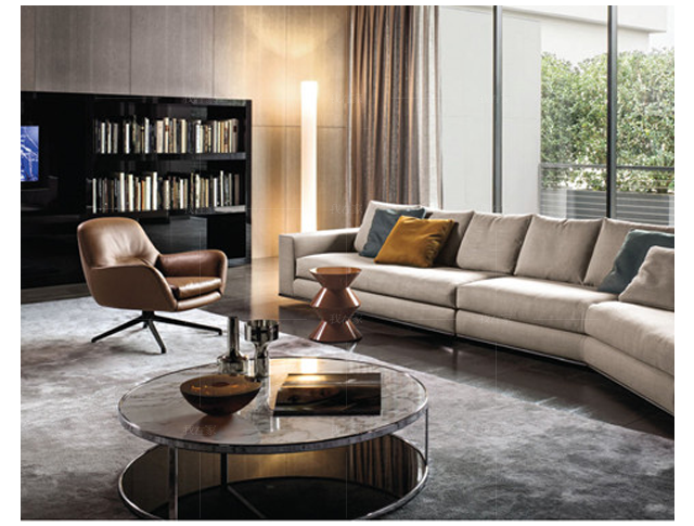 现代简约风格高品质不锈钢茶几的家具详细介绍