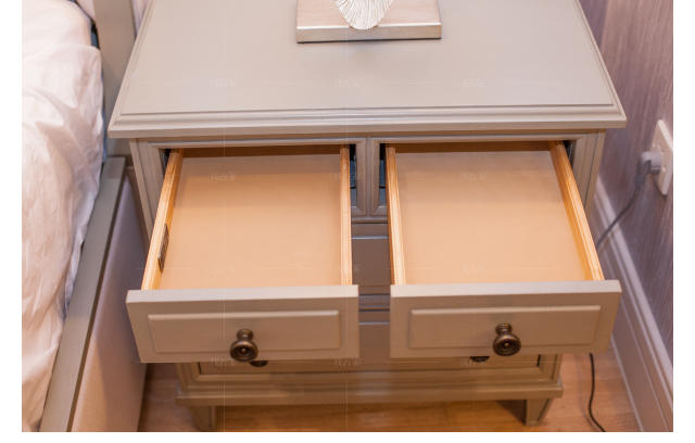 现代美式风格多抽床头柜（样品特惠）的家具详细介绍