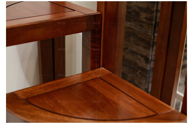 现代实木风格实木花架多规格可选的家具详细介绍
