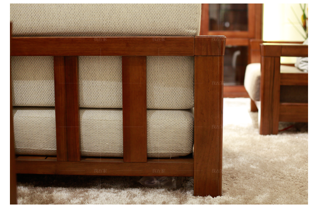 现代实木风格组合沙发（样品特惠）的家具详细介绍