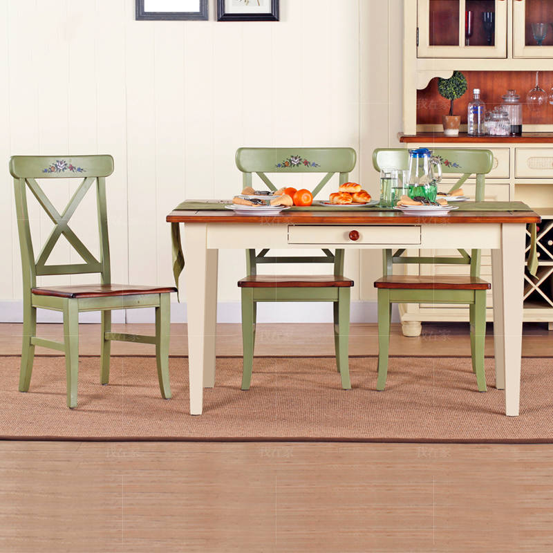 乡村美式风格格陵斯餐桌的家具详细介绍