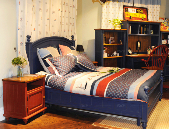 乡村美式风格格陵斯床头柜B款的家具详细介绍