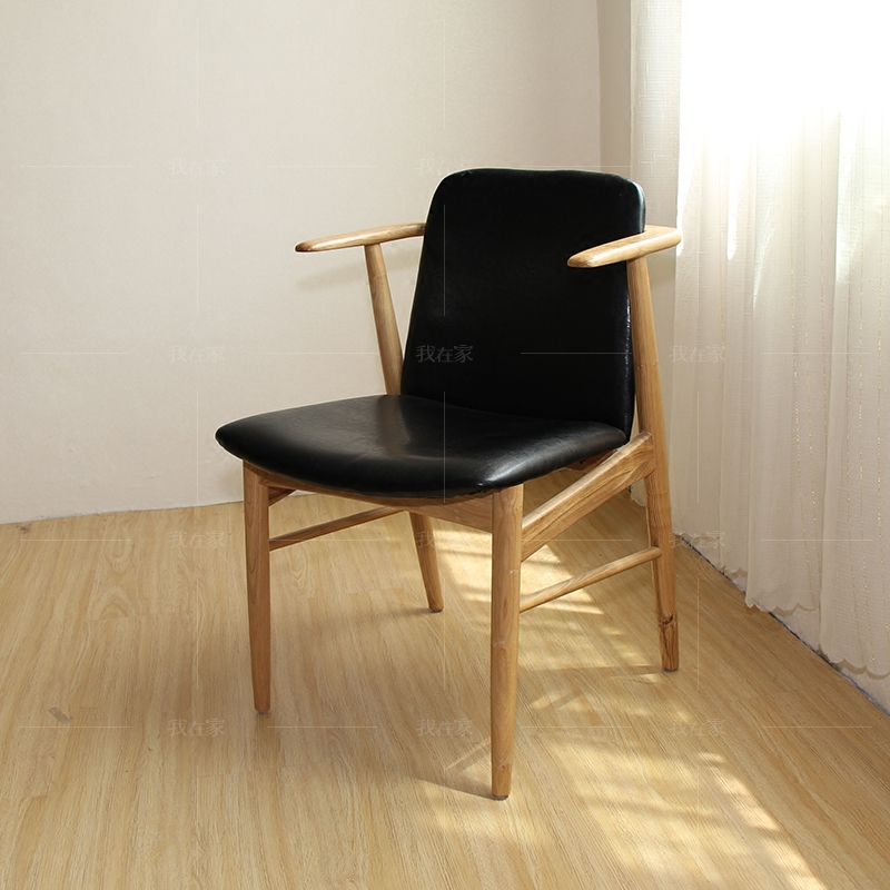 原木北欧风格香川餐椅
