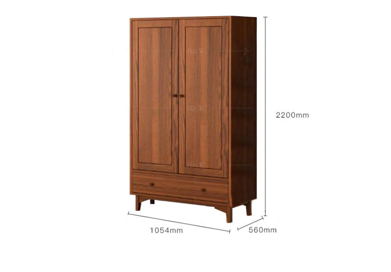 新中式风格风格简约白蜡木组合衣柜的家具详细介绍