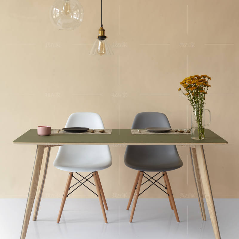 色彩北欧风格Coline长方形餐桌