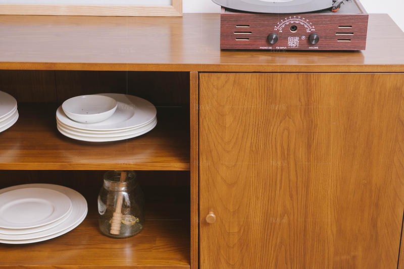 新中式风格风格白蜡木温润餐边柜的家具详细介绍