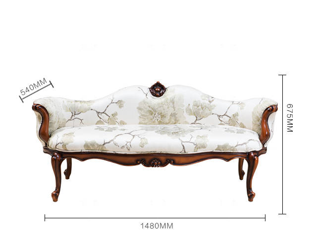 古典欧式风格莱特纳床尾凳的家具详细介绍