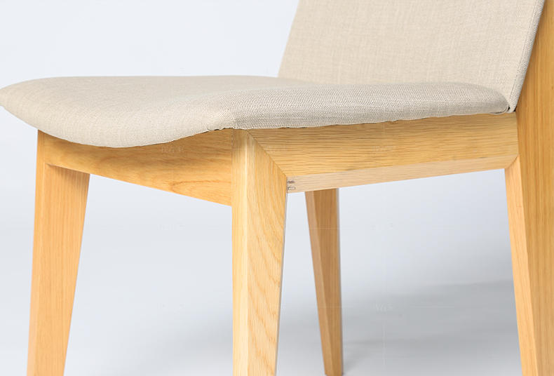 原木北欧风格栗林餐椅的家具详细介绍