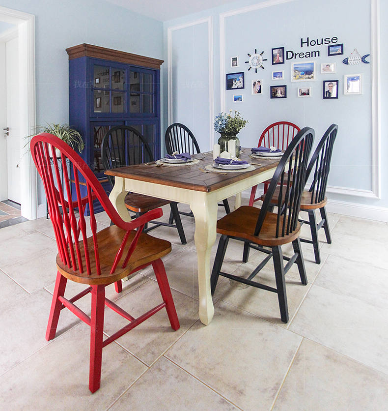 乡村美式风格温斯顿推拉餐桌的家具详细介绍