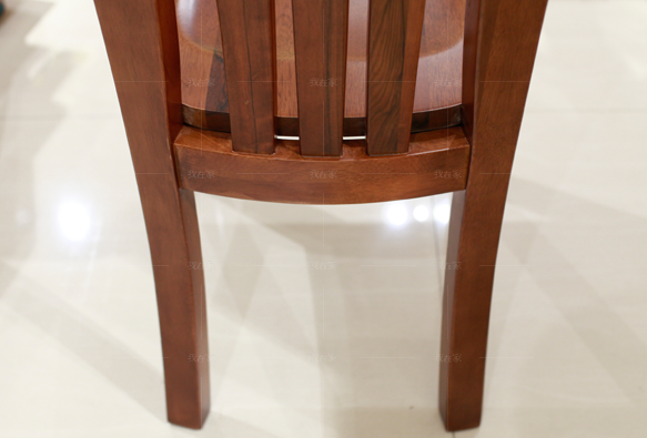现代实木风格中式靠背家用餐椅的家具详细介绍