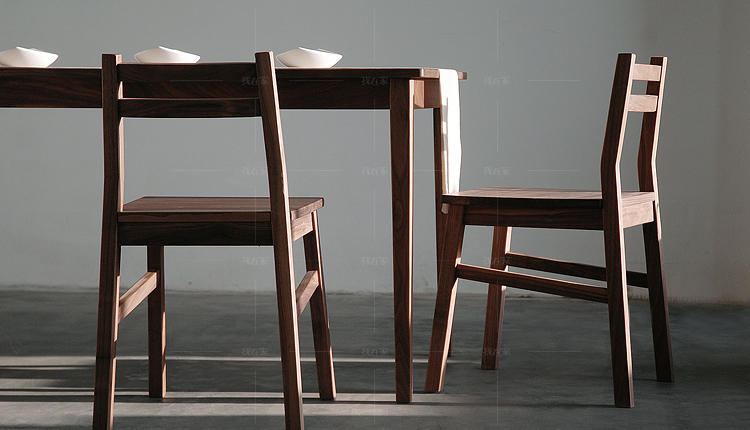 原木北欧风格木易餐椅（样品特惠）的家具详细介绍