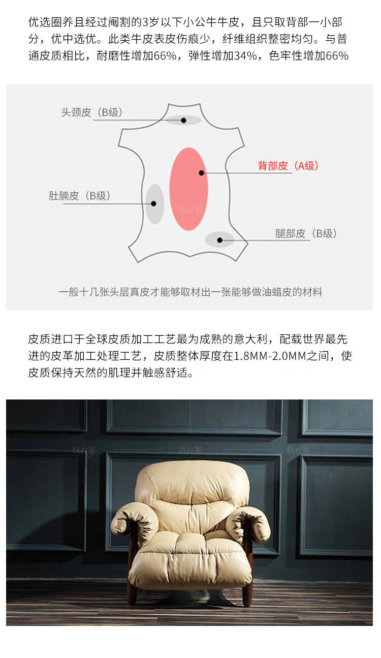 原木北欧风格倚尚休闲椅的家具详细介绍