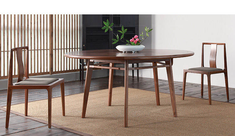 新中式风格圆融餐椅（样品特惠）的家具详细介绍