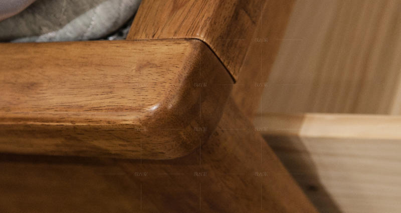现代实木风格中式双人床（样品特惠）的家具详细介绍