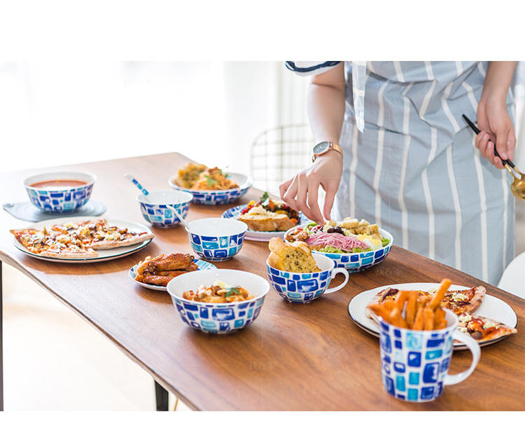 纳谷系列多瑙河蓝色幻想餐具碗盘的详细介绍