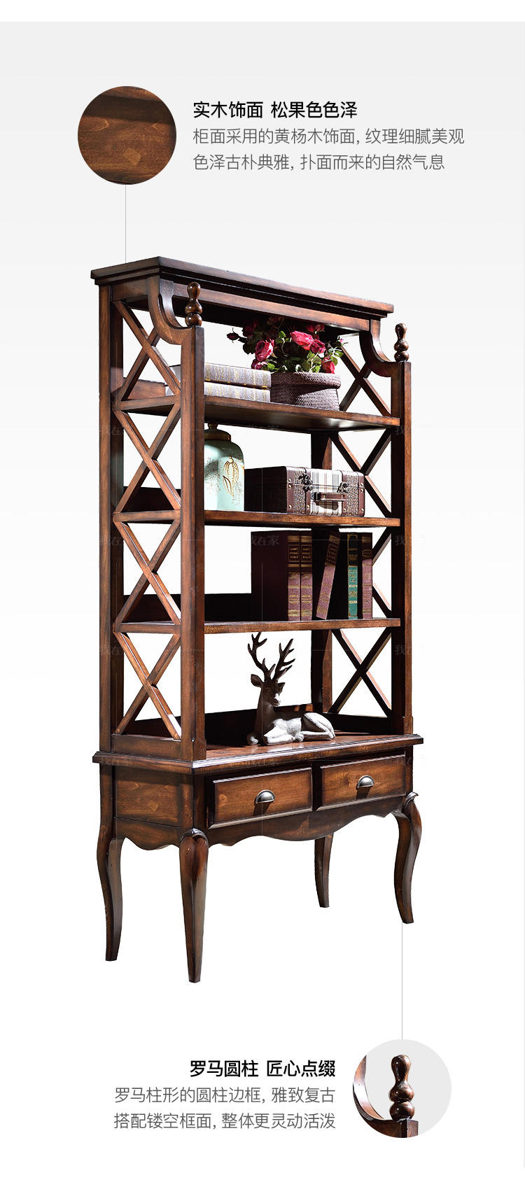 现代美式风格卡尔装饰柜（样品特惠）的家具详细介绍
