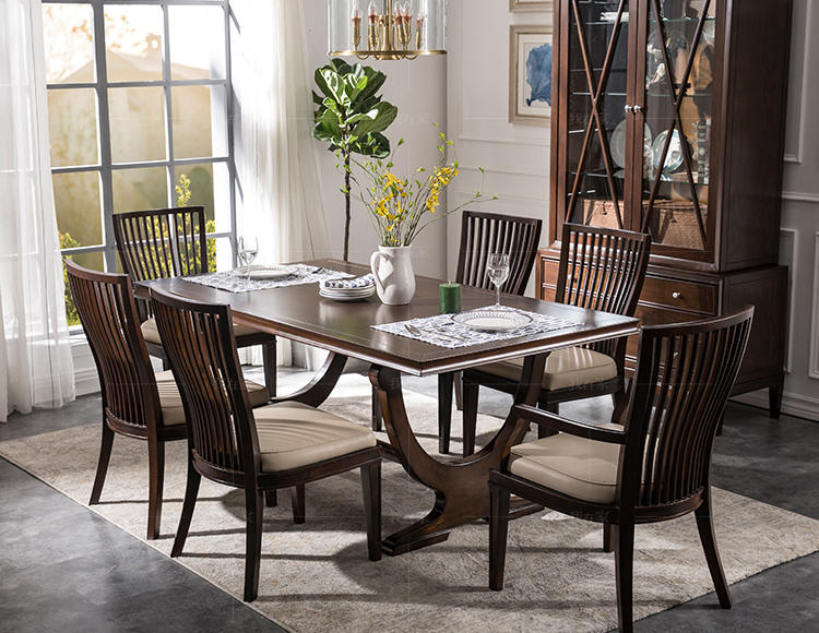 现代美式风格特瑞餐桌的家具详细介绍