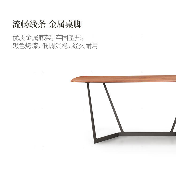 意式极简风格巴里书桌的家具详细介绍