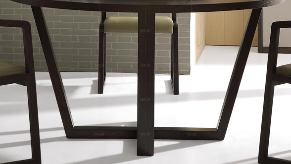 现代简约风格现代个性设计圆餐桌的家具详细介绍