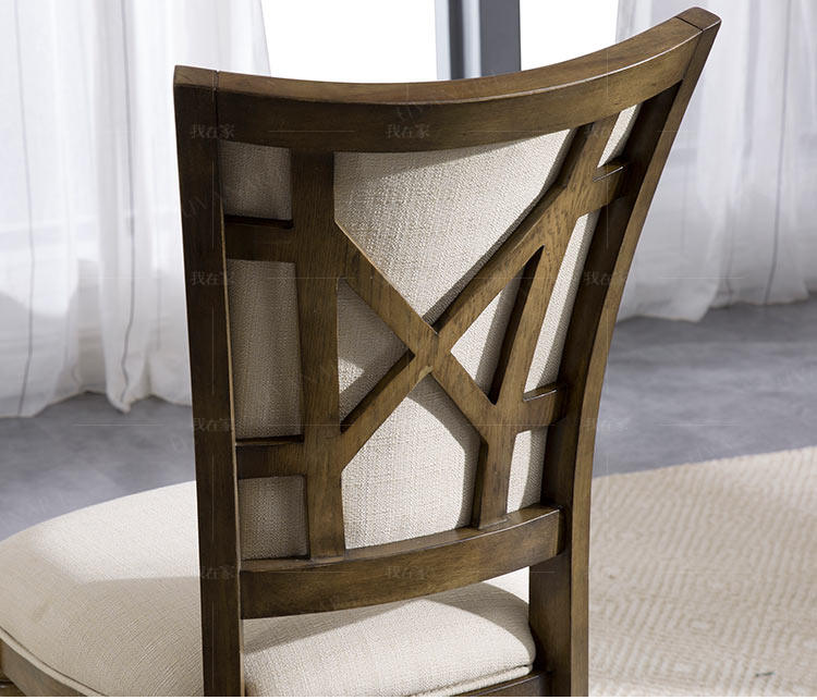 现代美式风格泰博乡村软包餐椅*2把的家具详细介绍