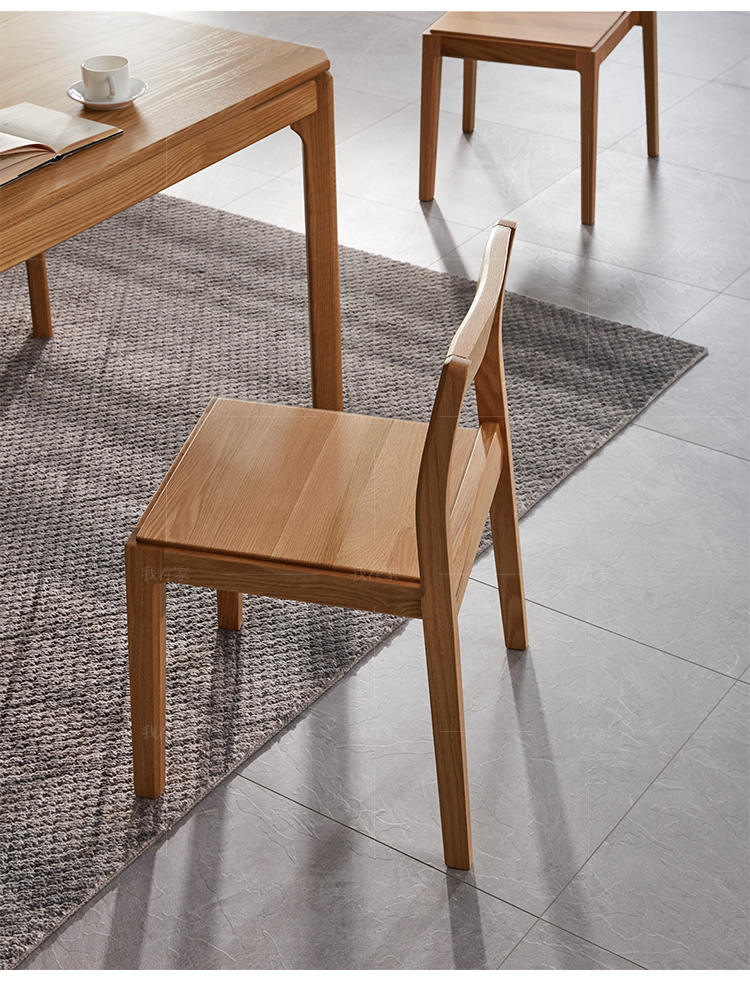 原木北欧风格木上餐椅（样品特惠）的家具详细介绍